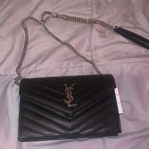 Black YSL  crossbody